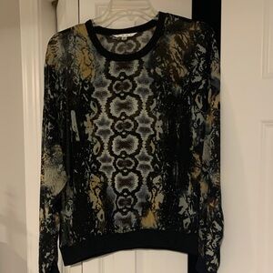 Women’s Stylish Patterned Long Sleeve Top